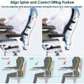 Cuscino di supporto lombare/cuscino posteriore memory foam